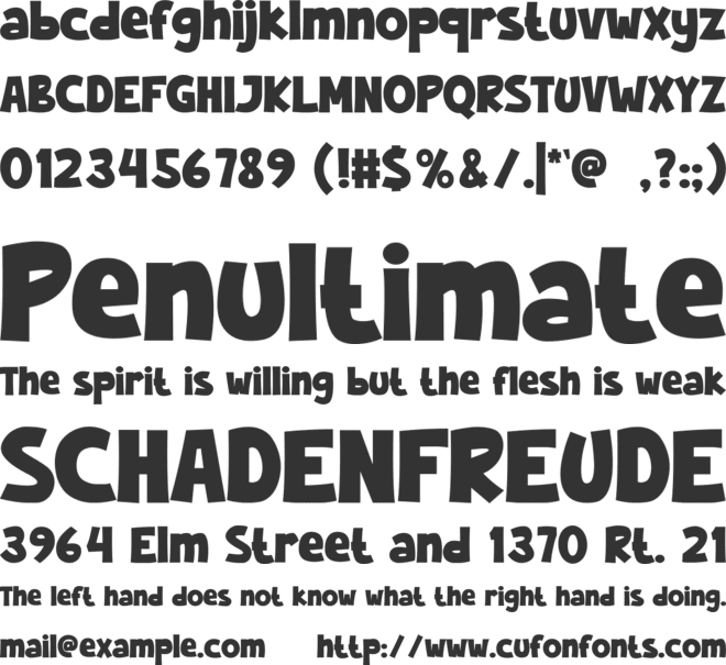 Quick-Fox font preview