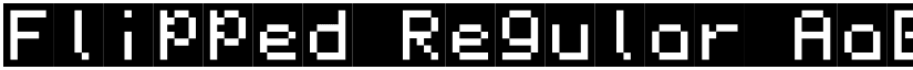 Flipped Regular font