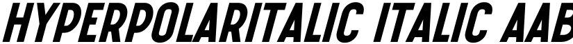 HyperPolarItalic font download