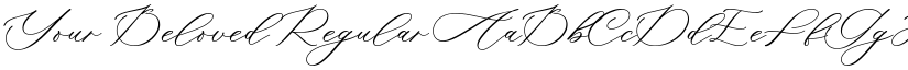 Your Beloved Regular font