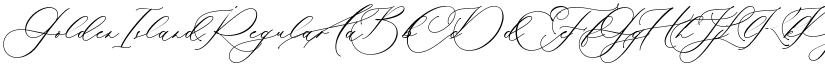 Golden Island Regular font