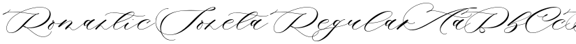 Romantic Soneta Regular font