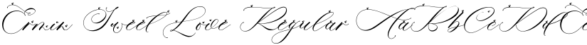 Ermin Sweet Love Regular font