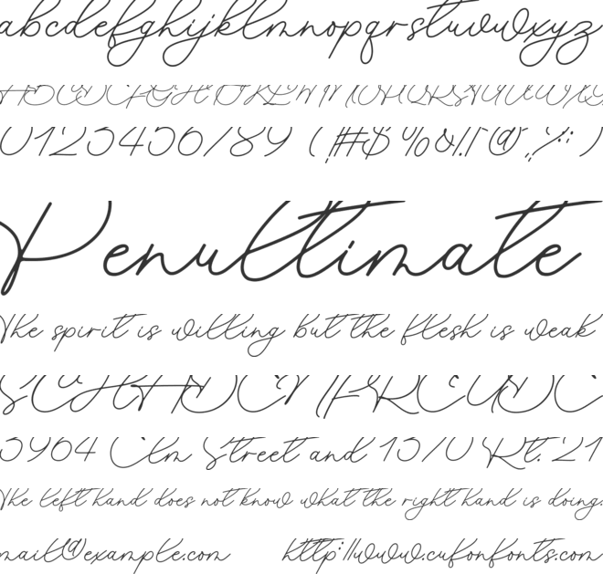 Barletta font preview