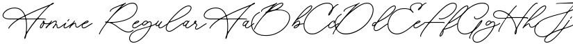 Aomine Regular font
