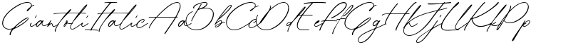 Giantoli Italic font