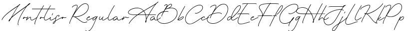 Montoliso Regular font