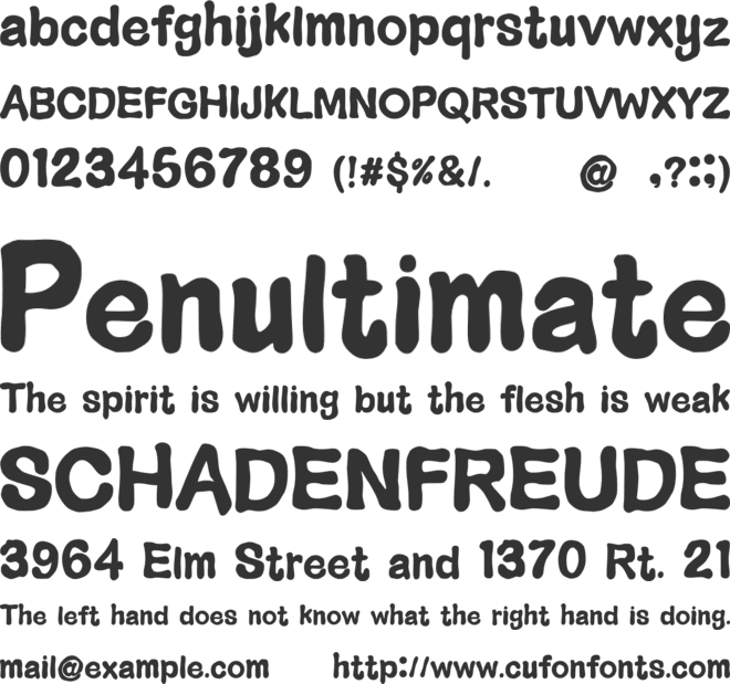 Kolnest Valmola font preview