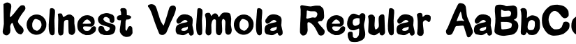 Kolnest Valmola font download