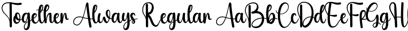 Together Always Regular font