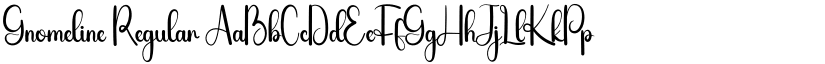 Gnomeline Regular font