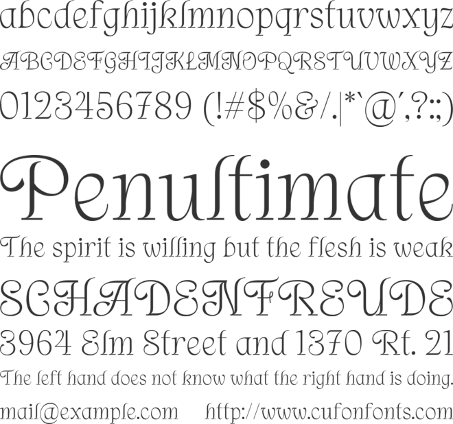 Artisan Paris font preview