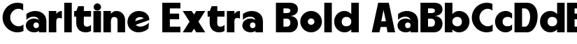 Carltine Extra Bold font