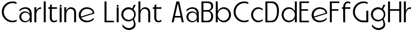 Carltine Light font