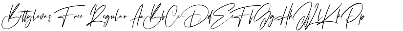 Bettylovas Free Regular font