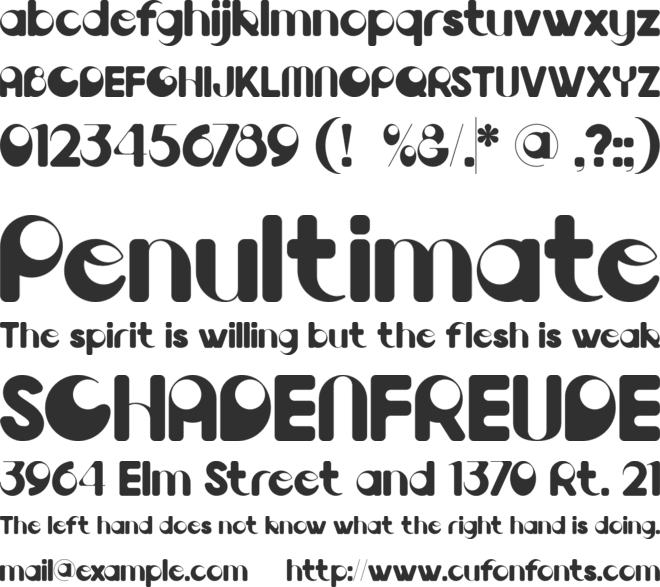 Bobar Personal Use Only font preview