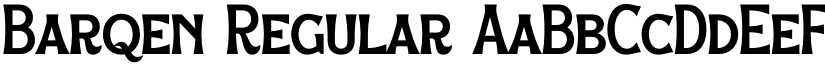 Barqen Regular font