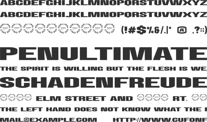 Xenku - Modern Techno Typeface font preview