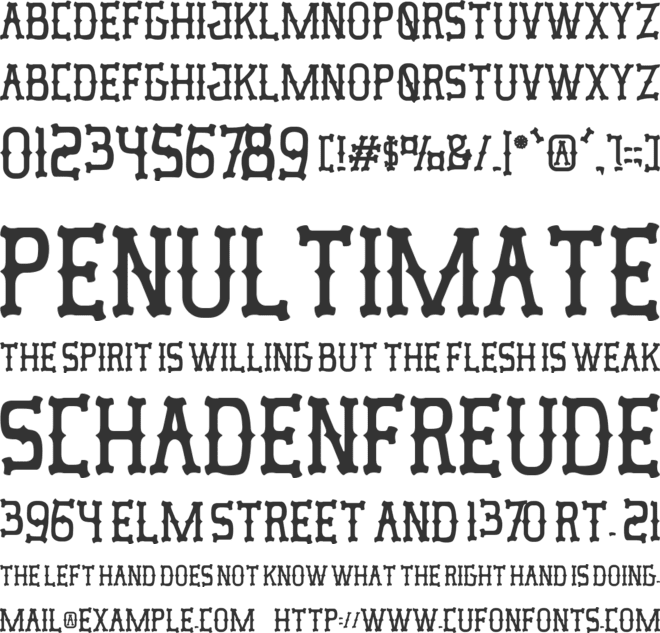 GotGoat font preview