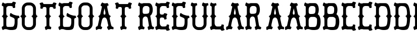 GotGoat Regular font