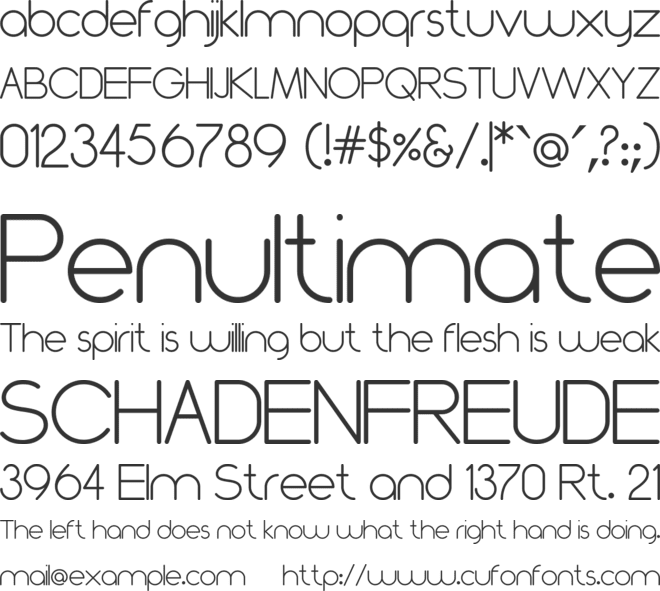 Goglast font preview