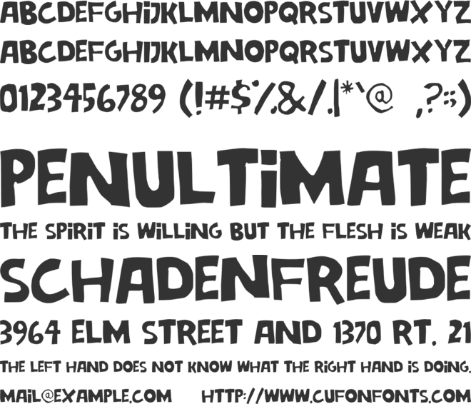 Lostina font preview