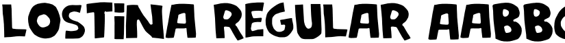 Lostina Regular font
