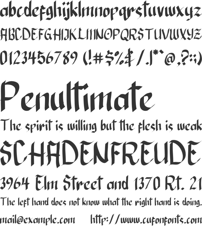 Emperialisme font preview