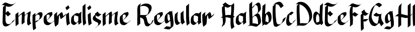 Emperialisme Regular font