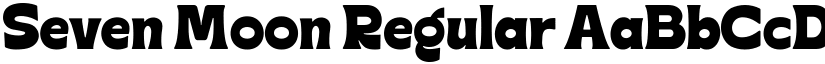 Seven Moon Regular font