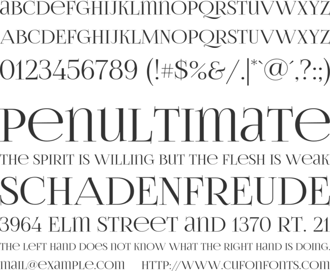 Lighthaus font preview