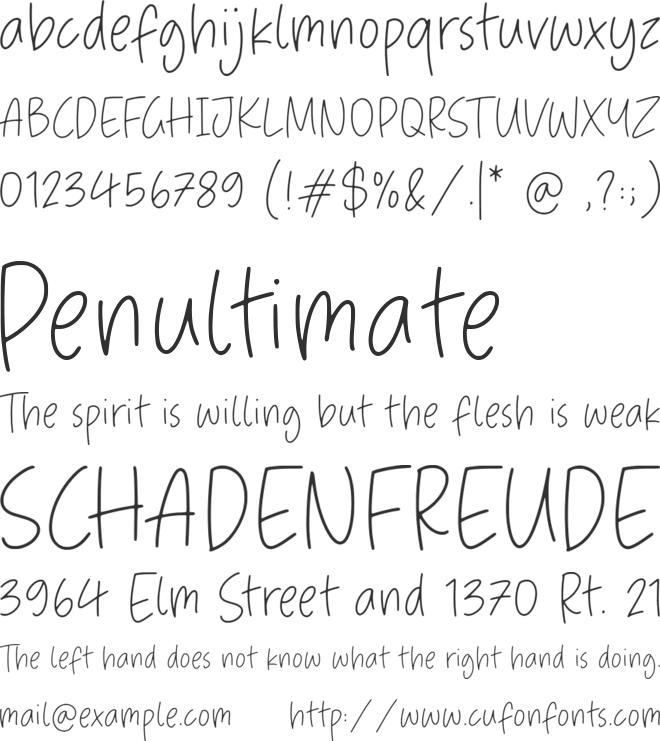 Chocolate Buttons font preview