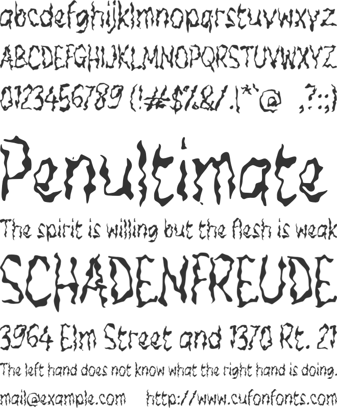 i Ion Golden font preview