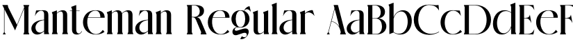 Manteman Regular font