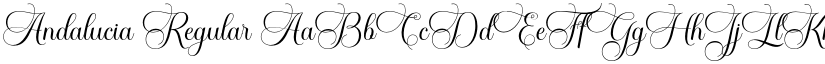 Andalucia Regular font