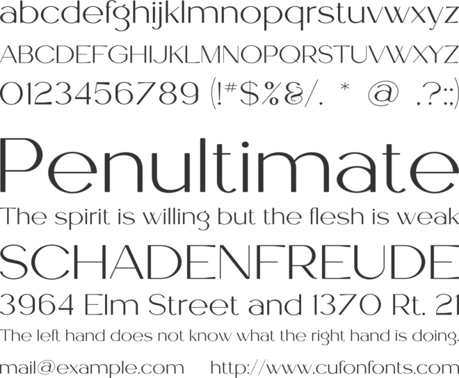 Orchid font preview