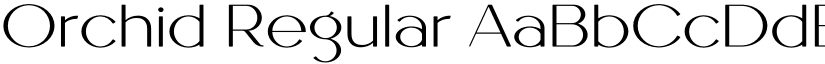 Orchid Regular font