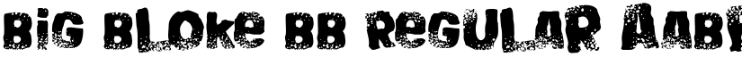 Big Bloke BB Regular font