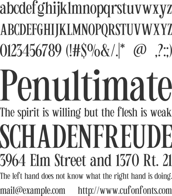 Humble Nostalgia font preview