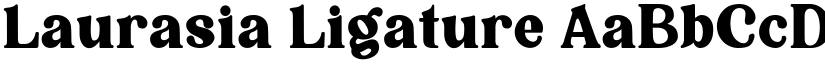 Laurasia Ligature font