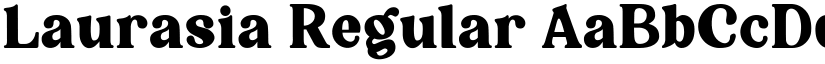 Laurasia Regular font