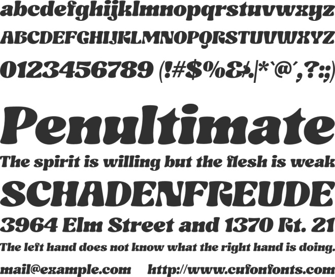 Almond Buttery font preview