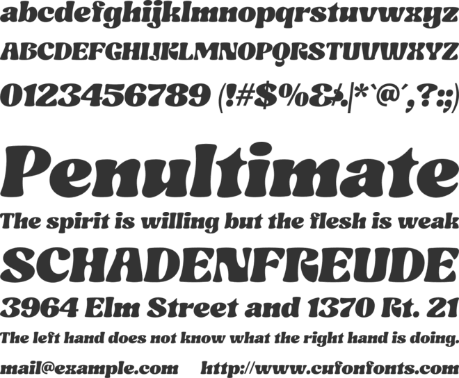 Almond Buttery font preview