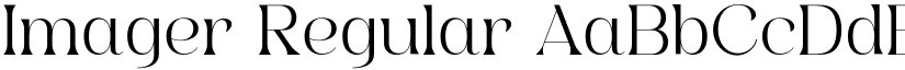 Imager Regular font