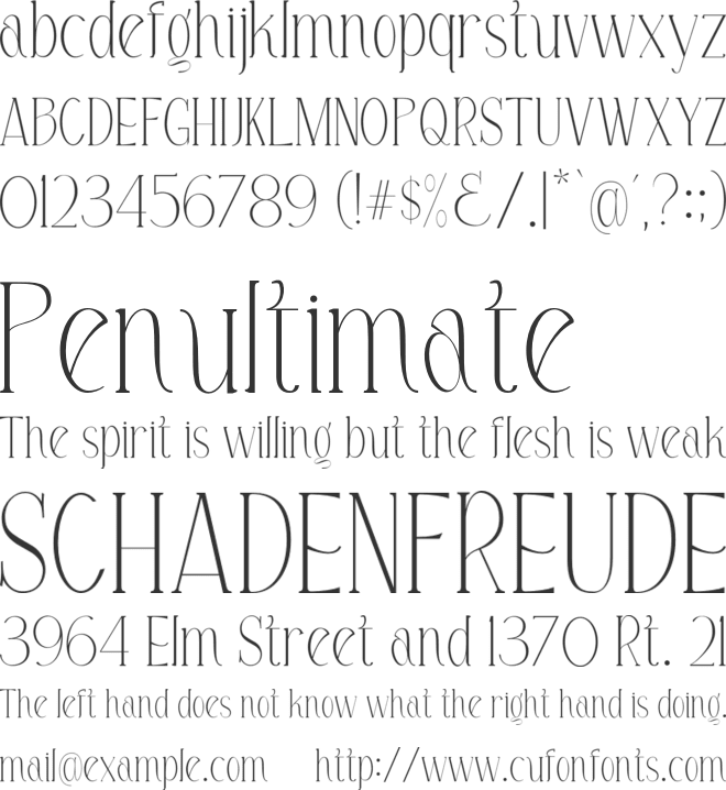 Free LE Buffec font preview