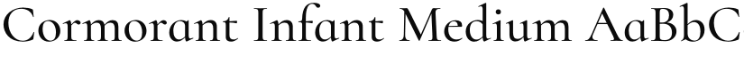 Cormorant Infant Medium font