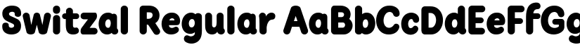 Switzal Regular font