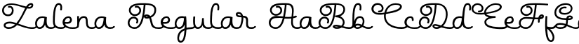 Zalena Regular font