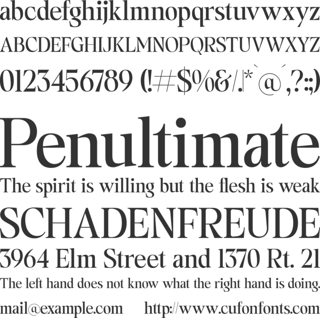 Frenstyle font preview