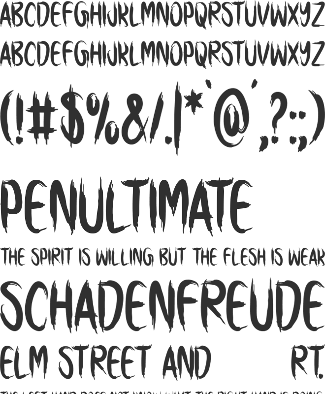 Ghostly Whispers font preview